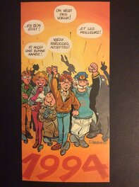 Verso de la dédicace