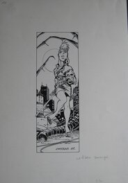 Crisse - Perdita Queen - Ex-libris - Original Illustration