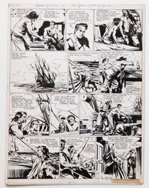 Christian Mathelot - Le fils du boucanier - coq hardi N°113 - Planche originale