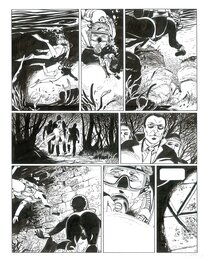 Denis Falque - Le Triangle Secret tome 6 - planche 28 - Planche originale