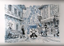 Phicil - Le mystère Gutenberg - Original Illustration