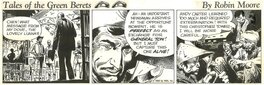 Joe Kubert - Tales of the Green Berets . semaine 3 Jour 1 . 1965 . - Planche originale