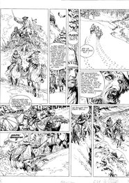 Michel Blanc-Dumont - Jonathan Cartland Les survivants de l´ ombre,  page 28 - Planche originale