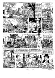 Didier Savard - Dick Hérisson album 11 L´ araignée pourpre page 43 - Planche originale