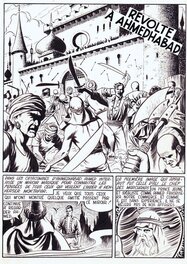 Jordi Franch Cubells - Prince Ahmed - Page titre de Révolte à Ahmedhabad, Artima (magazine et date non identifiés) - Comic Strip