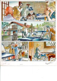 Daniel Redondo - Planche originale -PAGE 1. - MAGAZINE HABE. 1985. - Comic Strip