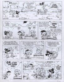 Planche originale - Gastoon "Gaffe au neveu !" de 2011