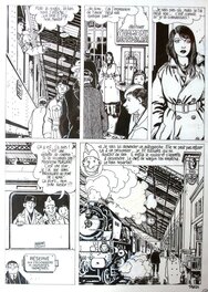 Jacques Tardi - Nestor Burma  – 120, rue de la Gare - Planche originale