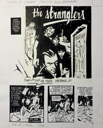 Serge Clerc - The stranglers - Planche originale