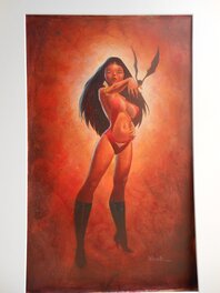 Jean-Baptiste Andréae - Vampirella - Illustration originale