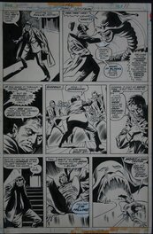 John Buscema - Daredevil 136 p17, encrage Joe Sinnott - Planche originale