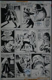 Daredevil 136 p17, encrage Joe Sinnott