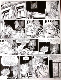 Bernard Hislaire - Bidouille et Violette -Tome#3 - La reine des glaces - Planche originale