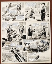 Reg Bunn - The SPIDER - The sinister seven - Lion 14 octobre 1967... - Planche originale