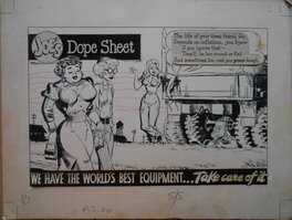 Will Eisner - Joe Dope sheet - 1954 - Planche originale