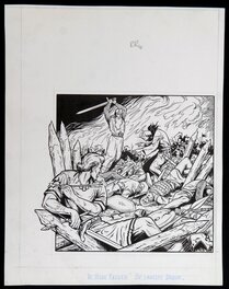 Willy Vandersteen - Cover De laatste droom - Couverture originale