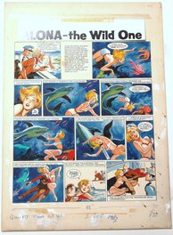 Leslie Otway - Alona the wild one - Revue TINA N°41 - 2 décembre 1967 - Planche originale