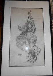 Tom Fleming - Red Sonja - Illustration originale