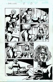 Igor Kordey - Black Widow. Number 2. Page 11. - Planche originale