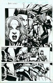 Igor Kordey - Black Widow. Number 2. Page 4. - Planche originale