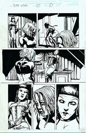 Igor Kordey - Black Widow. Number 2. Page 6. - Planche originale