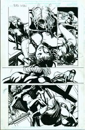 Igor Kordey - Black Widow. Number 2. Page 8. - Planche originale