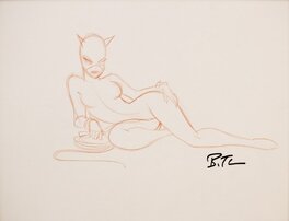 Bruce Timm - Catwoman par Bruce Timm - Original art