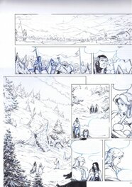 Nicolas Demare - Planche Merlin - Comic Strip