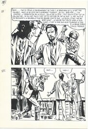 Leopoldo Ortiz - Planche originale des Eaux Noires, publiée dans Hallucinations, Editions Aredit - Comic Strip