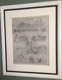 Edgar Pierre Jacobs - L'énigme de l'Atlantide - Original art