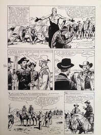 Rino Albertarelli - I Protagonisti No.1 "George A. Custer - Cacciatore di Gloria" - Planche originale