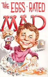 Jack Rickard - Alfred E. Neuman - Mad paperback cover preliminary - Œuvre originale