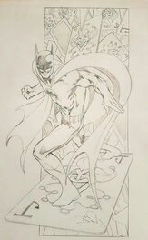 Alan Davis - Batman and the  jokers By Alan Davis - Planche originale