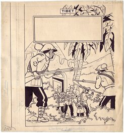 Tibet - Chick Bill, "Kid Ordinn le rebelle", cover - Comic Strip