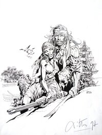 Jean-Yves Mitton - Survivants de l'Atlantique 03 ( L'île de la liberté ) - Comic Strip
