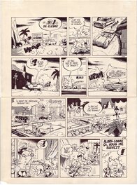 Olivier Saive - Chaminou, "La main verte", pl 21 - Planche originale