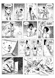 Milo Manara - "HP et Giuseppe Bergman" T2 p48 - Planche originale