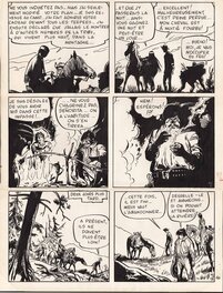 Planche originale - Jerry Spring - Lune d' Argent ( t.3 pl.40)