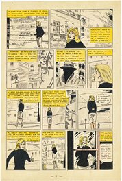 Marc Hardy - Bob Morane, "les yeux de l'Ombre Jaune", pl. 1 - Planche originale