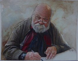 Fabrice Le Hénanff - René Hausman (1936-2016) - Illustration originale