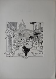 Marc Verhaegen - Suske en Wiske 283 Paniek in Palermo - Couverture originale