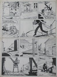 Will - 1955 - Tif & Tondu : Le retour de Choc - Planche originale