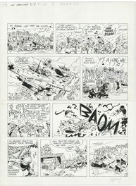 Marc Hardy - La patrouille des Libellules, "défaite éclair", pl. 8 - Planche originale