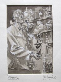 Al Severin - Sherlock Holmes aime les pipes bien faites ! - Original Illustration