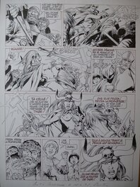 Jean-Yves Mitton - Chroniques Barbares tome 4 planche 6 - Planche originale