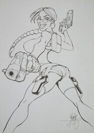 Trantkat - Lara Croft - Original Illustration