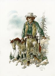 Hermann - Red Dust et Palomino - Original Illustration