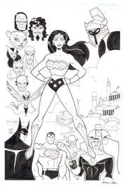 Min Sung Ku - Min Ku JLA - Original Illustration