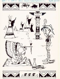 Morris - Lucky Luke - Original Illustration