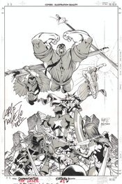 Carlos Pacheco - Carlos Pacheco - Avengers vs Defenders cover - Couverture originale